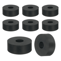 12 StüCk Gummi Unterlegscheiben 25Mm Od, Flache Beilagscheiben 10Mm Id, 10Mm Dic