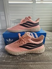 Adidas Sobakov Aero Pink Gum Running Shoes B41939 Men\'s Size 11 Textured Low Top adidas Sobakov Clear Orange for Sale | Authenticity  main image 2