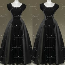 Victorian Wedding Dresses Vintage 1960s Satin Velvet Custom Color Bridal Gowns