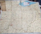 1950s ATLANTIC HI-ARC GAS Road Map OHIO Columbus Cincinnati Cleveland Youngstown — photo 5