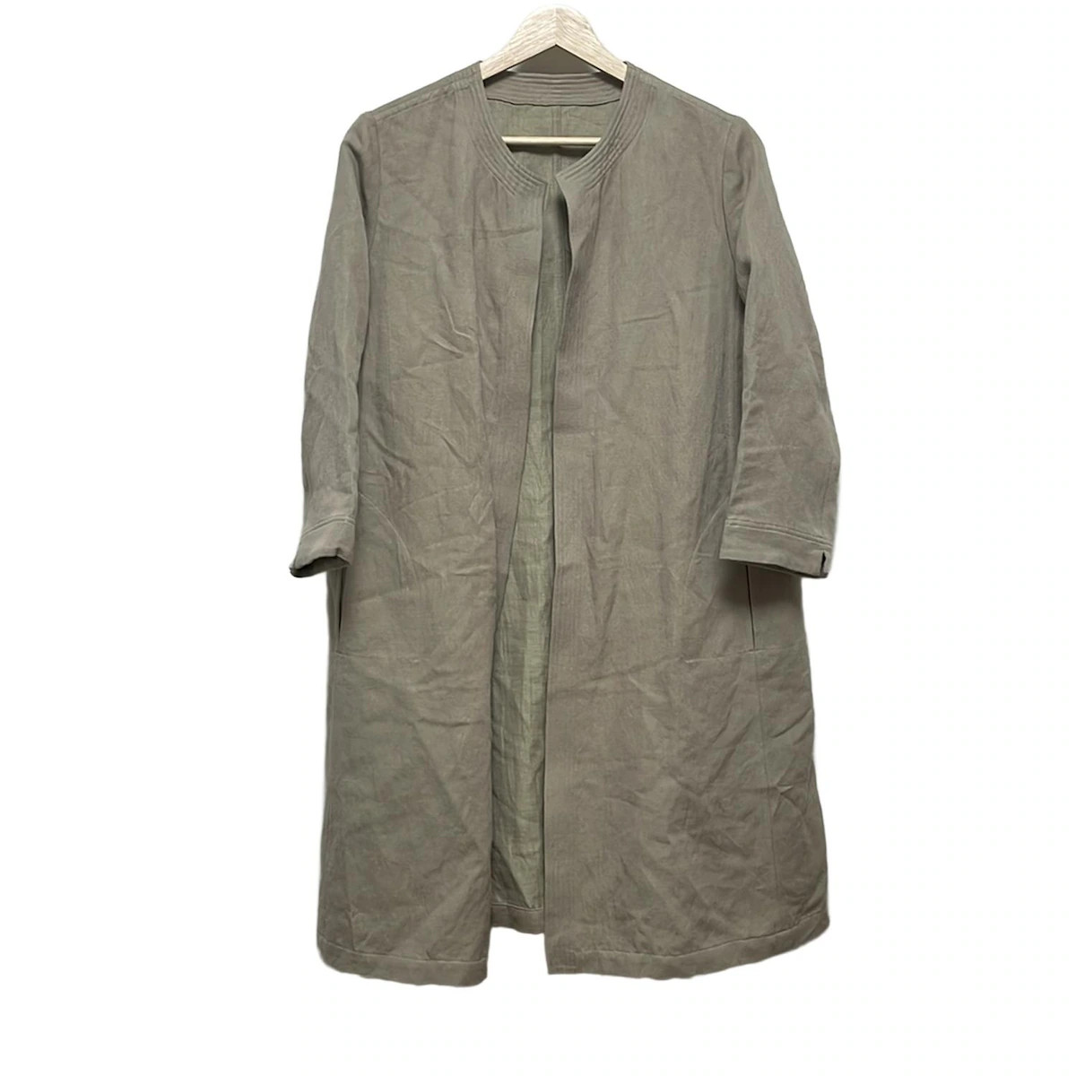 Auth JURGEN LEHL - Khaki Women's Coat
