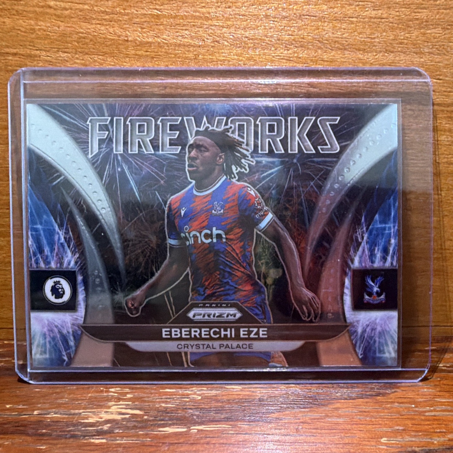 Panini Prizm Premier League 2022-23 Fireworks Eberechi Eze Crystal Palace #22