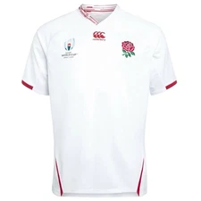 ENGLAND WORLD CUP 2019 JAPAN HOME RUGBY UNION SHIRT JERSEY CANTERBURY Sz S MENS