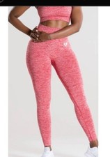 Woman’s Best Red Marl Move Seamless Leggings Size Large