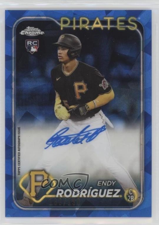 2024 Topps Chrome Sapphire Edition 136/199 Endy Rodriguez Rodríguez Auto g1k