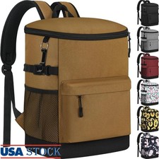 Leakproof Insulated Cooler Backpack Waterproof Portable Travel Hiking Camping US