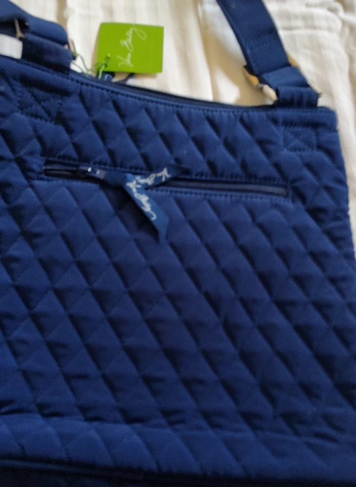 Bolso Bandolera Vera Bradley Hipster Para Mujer LAPIS Azul Acolchado Nuevo con Etiquetas Foto 4 de 4