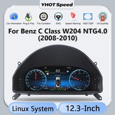 Retrofit Kombiinstrument Cluster Für Mercedes-Benz C-Klasse W204 08-10 NTG4.0