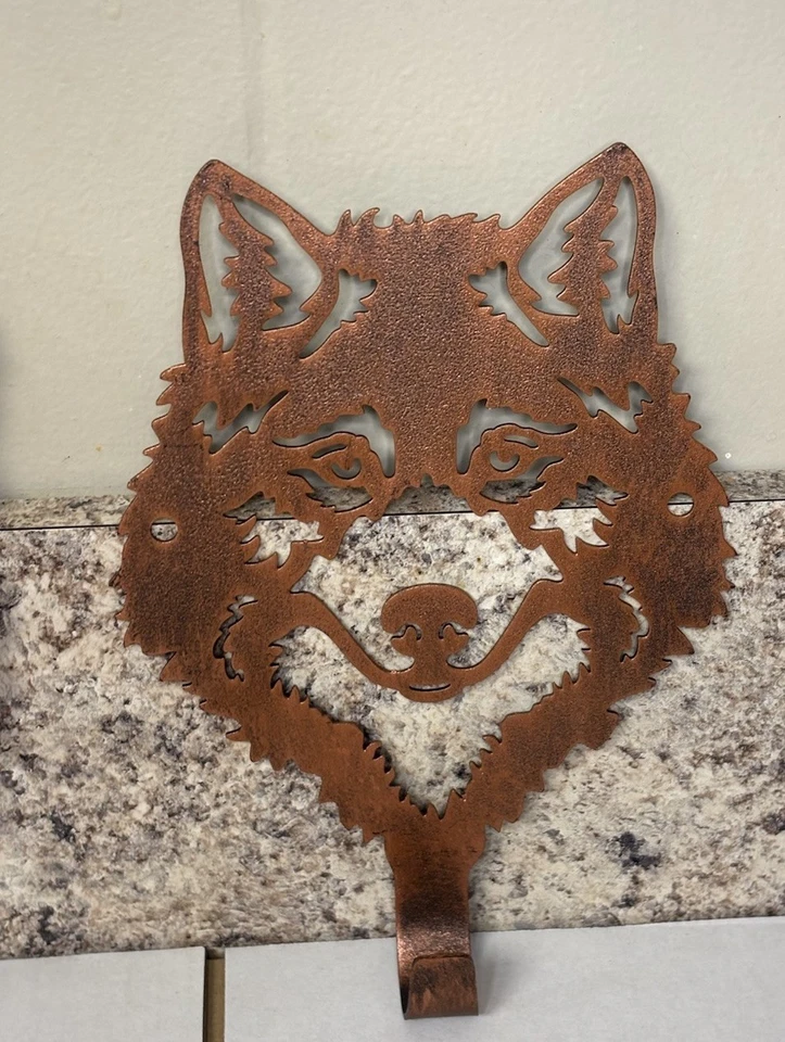 "Juego de 4 ganchos de pared para animales rústicos - bronce 6,5""" Foto 2 de 4