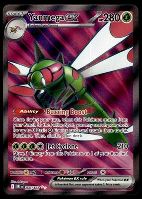 Pokemon TCG SV10: Destined Rivals #206/182 Yanmega ex NM | eBay
