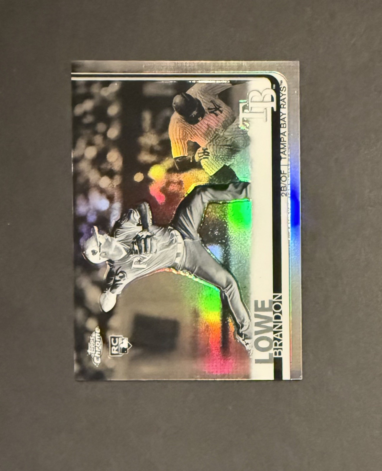 Brandon Lowe 2019 Topps Chrome Sepia Refractor #151 rookie RC Rays Pirates NM