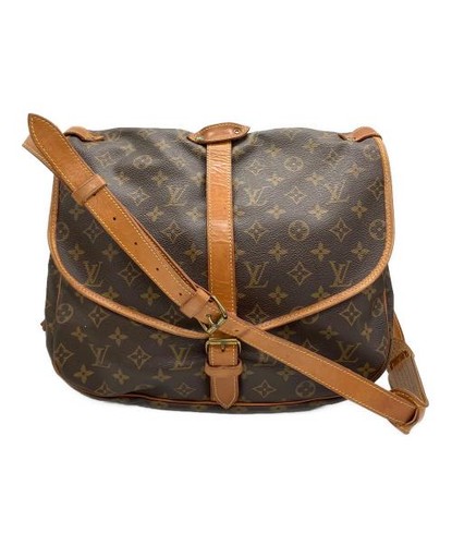 LOUIS VUITTON Monogram Saumur 35 Shoulder Bag M42254 #2796