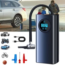 150 PSI Cordless Air Compressor Tire Inflator Fits Car Moto Bike Tires Air Pump