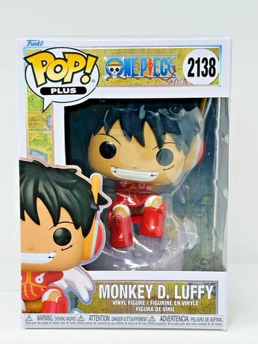 Funko Pop! Plus. One Piece: Monkey D. Luffy (Egghead Arc) #2138 w/Protector READ
