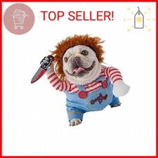 Pet Deadly Doll Dog  Cat Cosplay Costume for Small  Medium Pets - Adjustable H