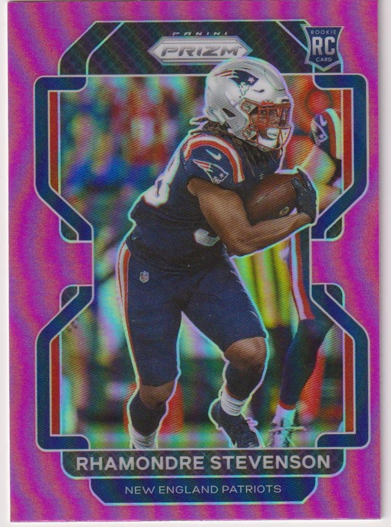 2021 Panini Prizm #367 Rhamondre Stevenson Pink RC