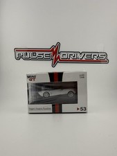 Pagani Huayra Roadster White - Mini GT MGT 00053 w/ Carbon Red Stripe