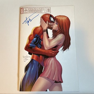 Marvel Ultimate Spider-Man #2 Variant Cover Signed by Tyler Kirkham with COA