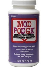 Mod Podge Hard Coat Wasserbasis Klar Versiegelung Kleber Langlebiges Finish 16oz Kostenloser PP