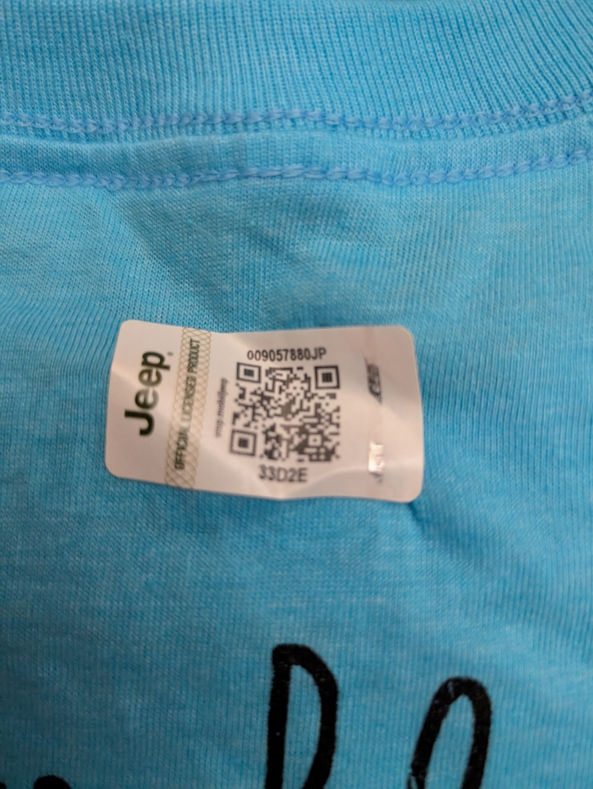 NEW Jeep Duck Go Anywhere Do Anything Front and Back Print T-Shirt Blue XL