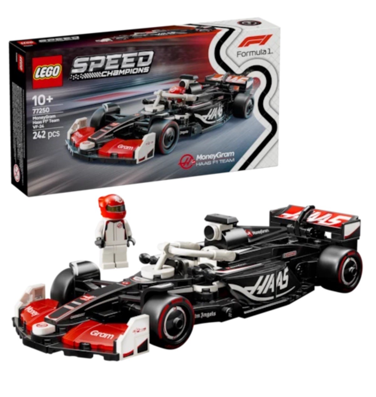 Haas F1 Team LEGO Motor Racing Formula 1 Figurine Figure Toy Adult