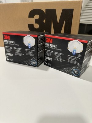 NEW! 3M 8511 N95 Particulate Respirator Face Mask 5-Pack