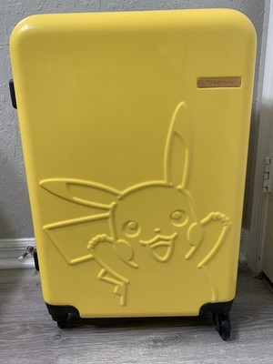 Pokémon Pikachu Suitcase Travel Luggage TSA Lock  from Japan Size 62L
