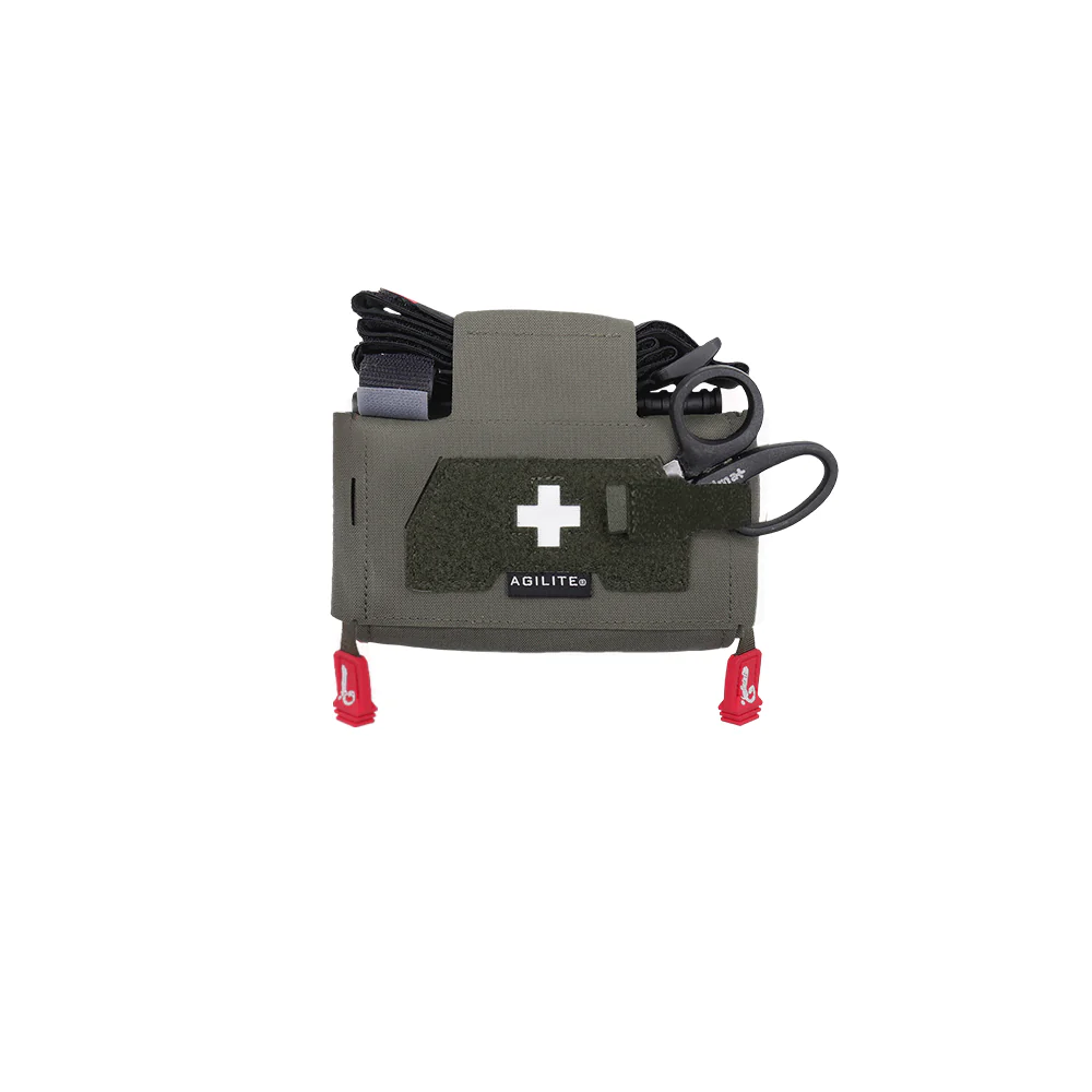 Agilite MD2 Tactical IFAK Pouch Compact Trauma Kit MOLLE Belt