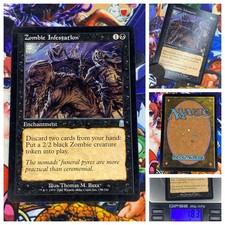 MTG Zombie Infestation 🇬🇧 ⚪️ NM Magic TCG Odyssey 2001 Vintage OG Black Staple