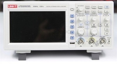 UTD2052CL Digital Storage Oscilloscope 50Mhz 7'' Lcd 500Msa/S Sampling Rate Ne zz