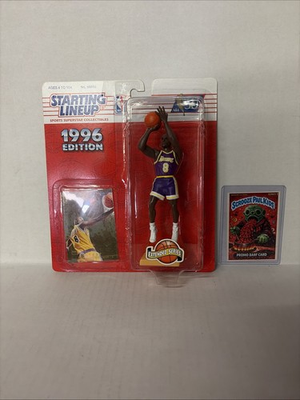 #ad 1996 Kobe Bryant Rookie Starting Lineup Figure w Card $140.00