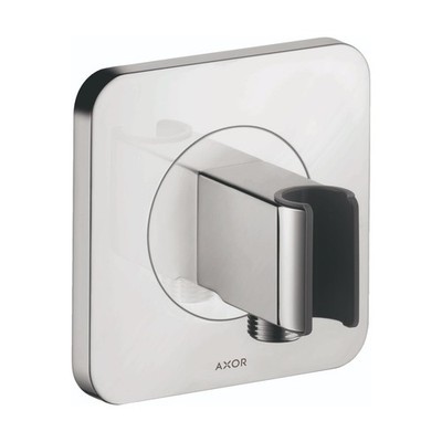 Axor 36724001 Citterio E Handshower Holder w/ Outlet 5'' x 5'' in Chrome - Box Dmg