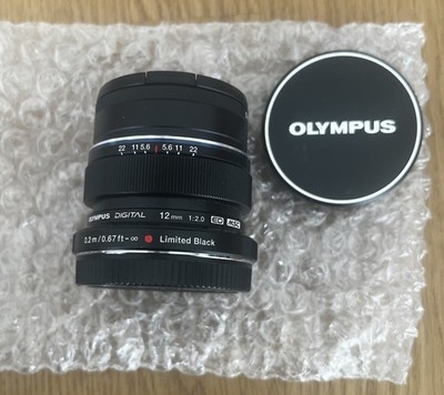 Olympus M. Zuiko Digital ED 12mm f2.0 Limited Black