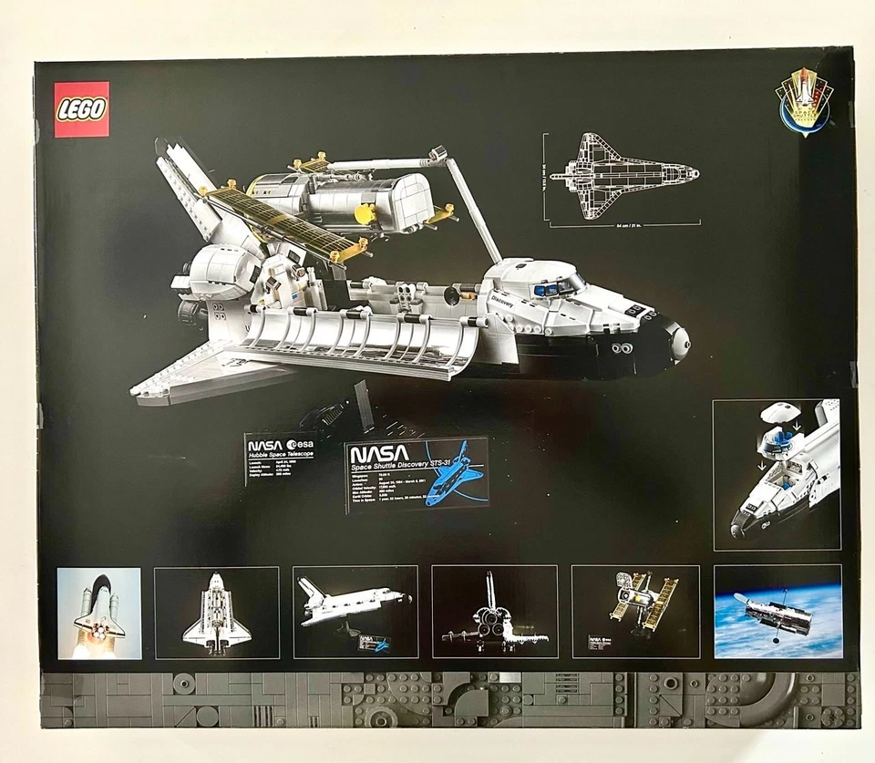 LEGO Icons 10283 Space Shuttle Discovery NASA 🔝 NEW MISB RETIRED Regalo Natale - Immagine 2 di 3