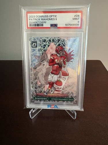 Patrick Mahomes II #D-6 2023 Panini Donruss Optic Downtown card