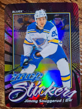 2026-27 Upper Deck MVP STICKERS Hockey JIMMY SNUGGERUD #MVP91 Blues