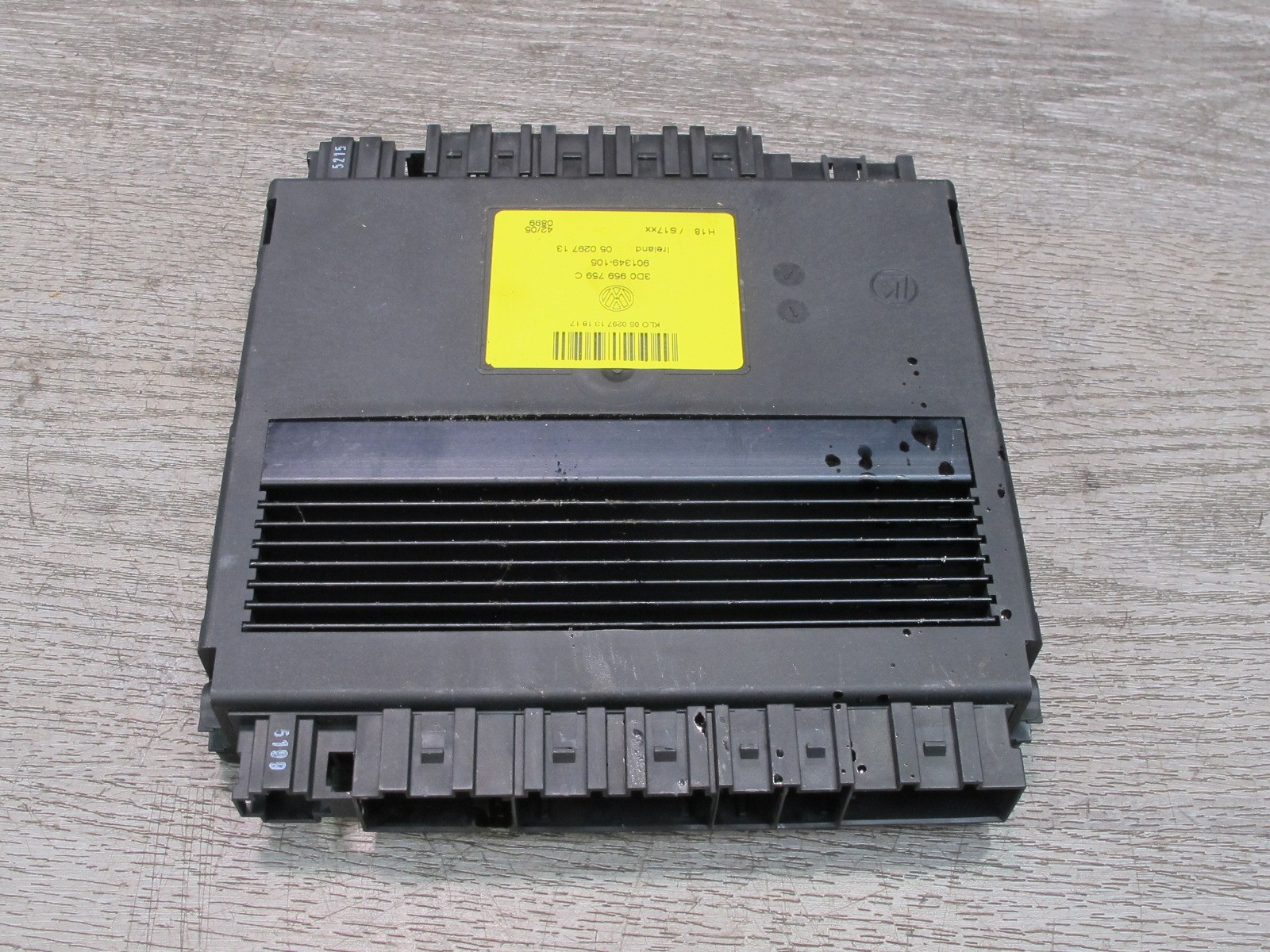 2006-2012 BENTLEY CONTINENTAL FLYING SPUR FRONT RIGHT SEAT CONTROL MODULE