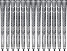 Golf Pride MCC Plus4 Gray Standard Grip - Set of 13 - 1 Hybrid Grip in Golf 