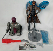 X-Men Gabit Action Figure W/ Rare Blue Disk Shooter & Weapon Accessories Lot