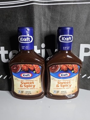 (Two Pack) Kraft Slow Simmered Sweet & Spicy Barbecue Sauce 18oz