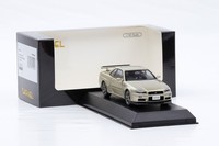 1:43 Carnel By Kyosho Nissan Skyline NüR GT-R Mspec BNR34 2002 Silica Brass