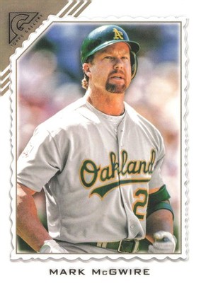 2022 Topps Gallery #165 - Mark McGwire Oakland Athletics