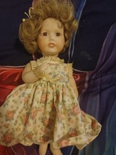 Shirley Temple Porcelain Doll Bisque 