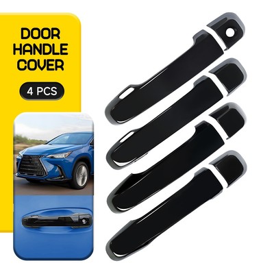 For 2010 11-21 2022 Lexus GX460 Door Handle Covers Anti-scratch 4x Glossy Black