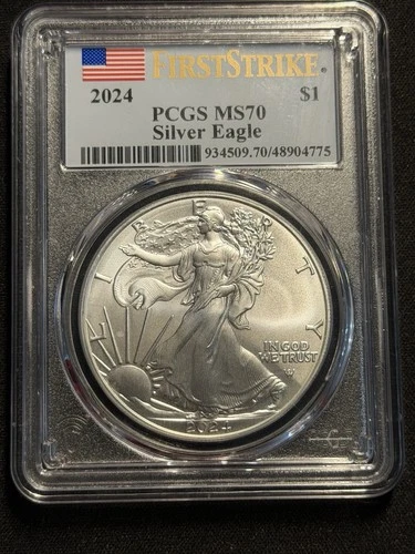 2024 American Silver Eagle PCGS MS70 First Strike