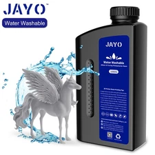 JAYO 1KG Gray Water Washable Resin Photopolymer Fast Curing LCD DLP 3D Printer