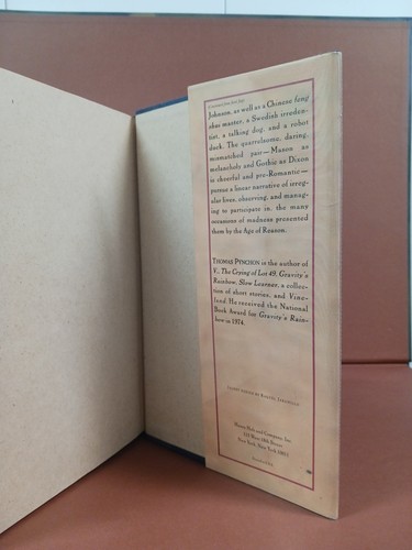 “Mason & Dixon”. First Edition. 773 Pages In This Book. Very Good C - Picture 6 of 23