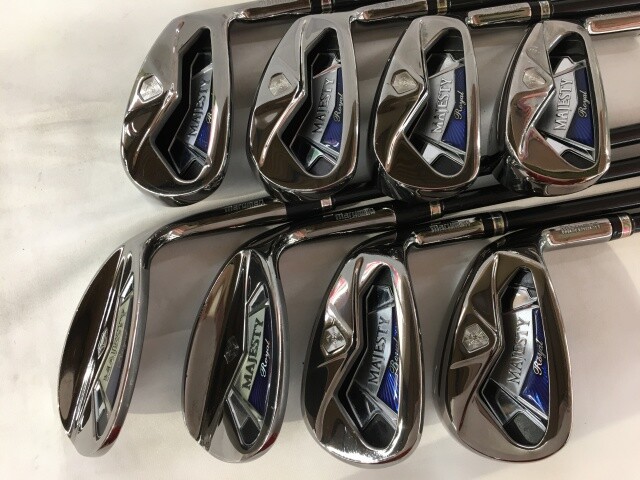 Maruman MAJESTY ROYAL BLACK 8Pcs LV510 Stiff Regular Flex IRON SET