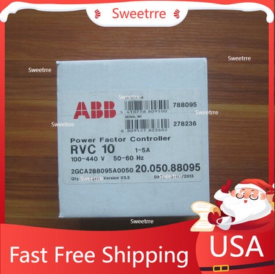 1PCS New ABB RVC-10 RVC10-1/5A Power Factor Controller In Box Free Ship *BA
