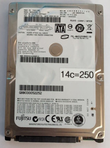FUJITSU MHZ2250BH G2 interne-Festplatte 250GB (6,3cm=2,5Zoll) HDD, 5400rpm, SATA